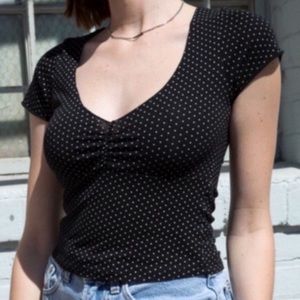 Brandy Melville Ruched Top